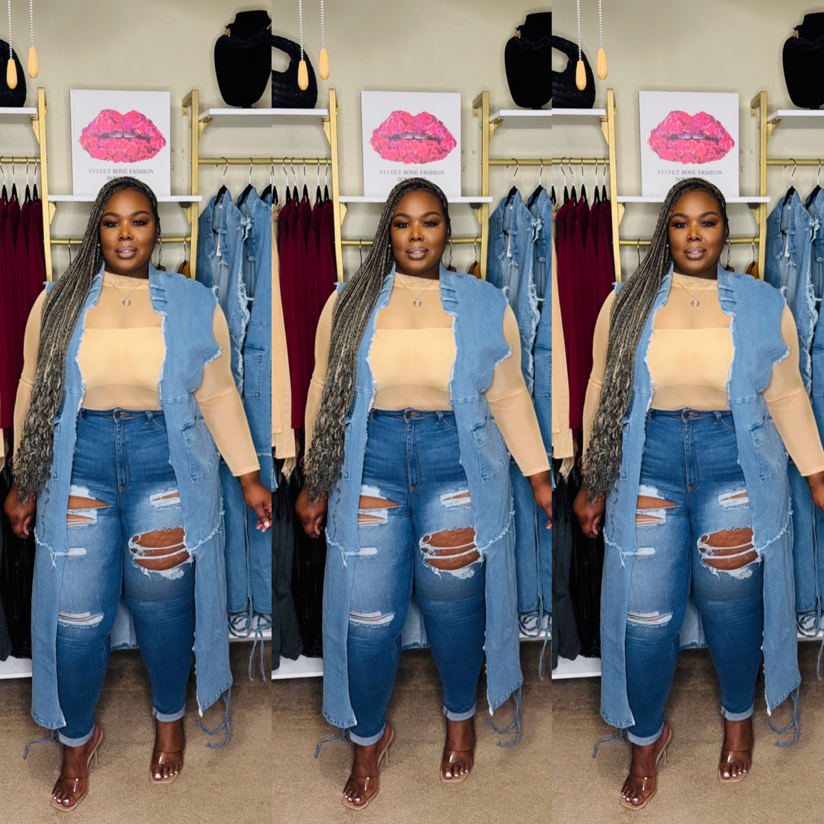 MARTY DENIM DUSTER