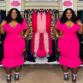 CARLENE RUFFLE DRESS
