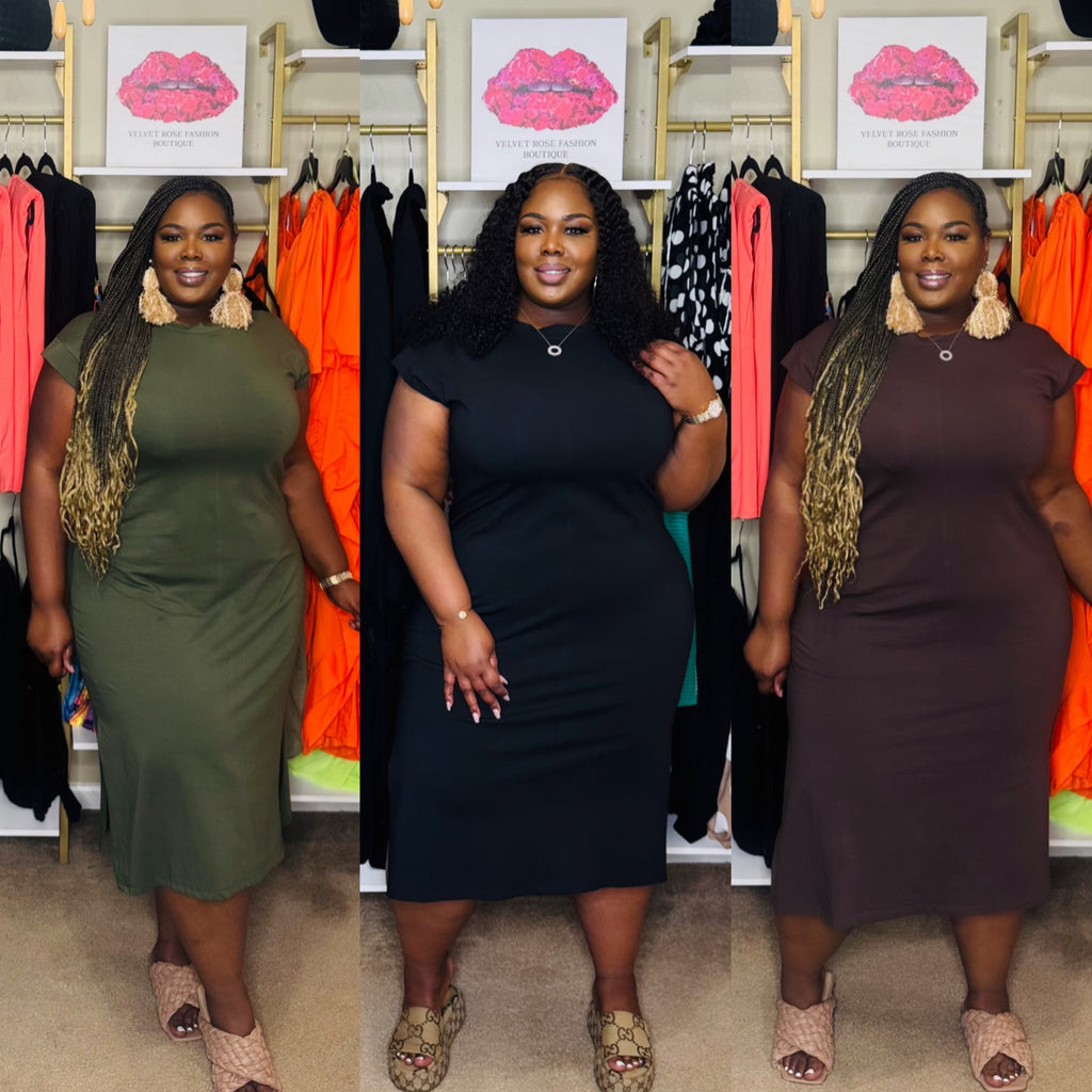 JALILL MIDI DRESS