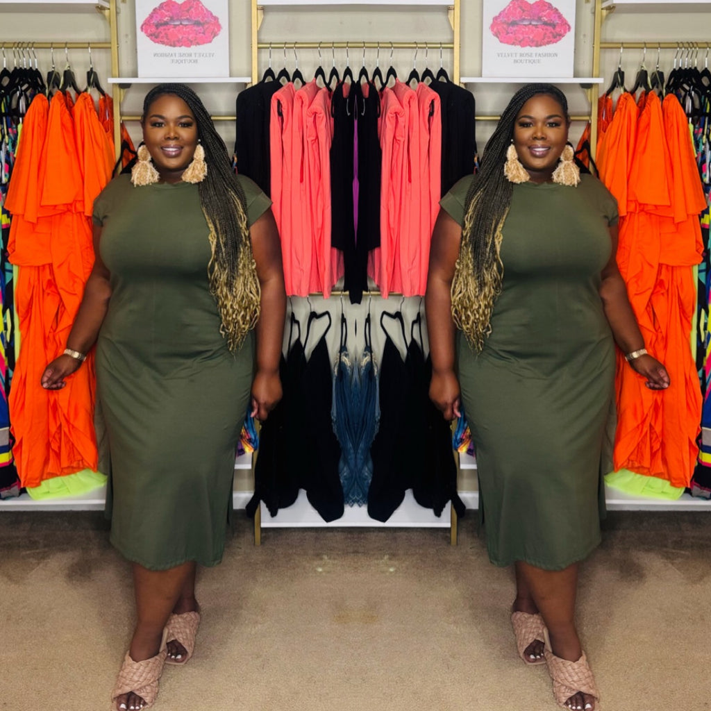 JALILL MIDI DRESS