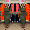 JALILL MIDI DRESS