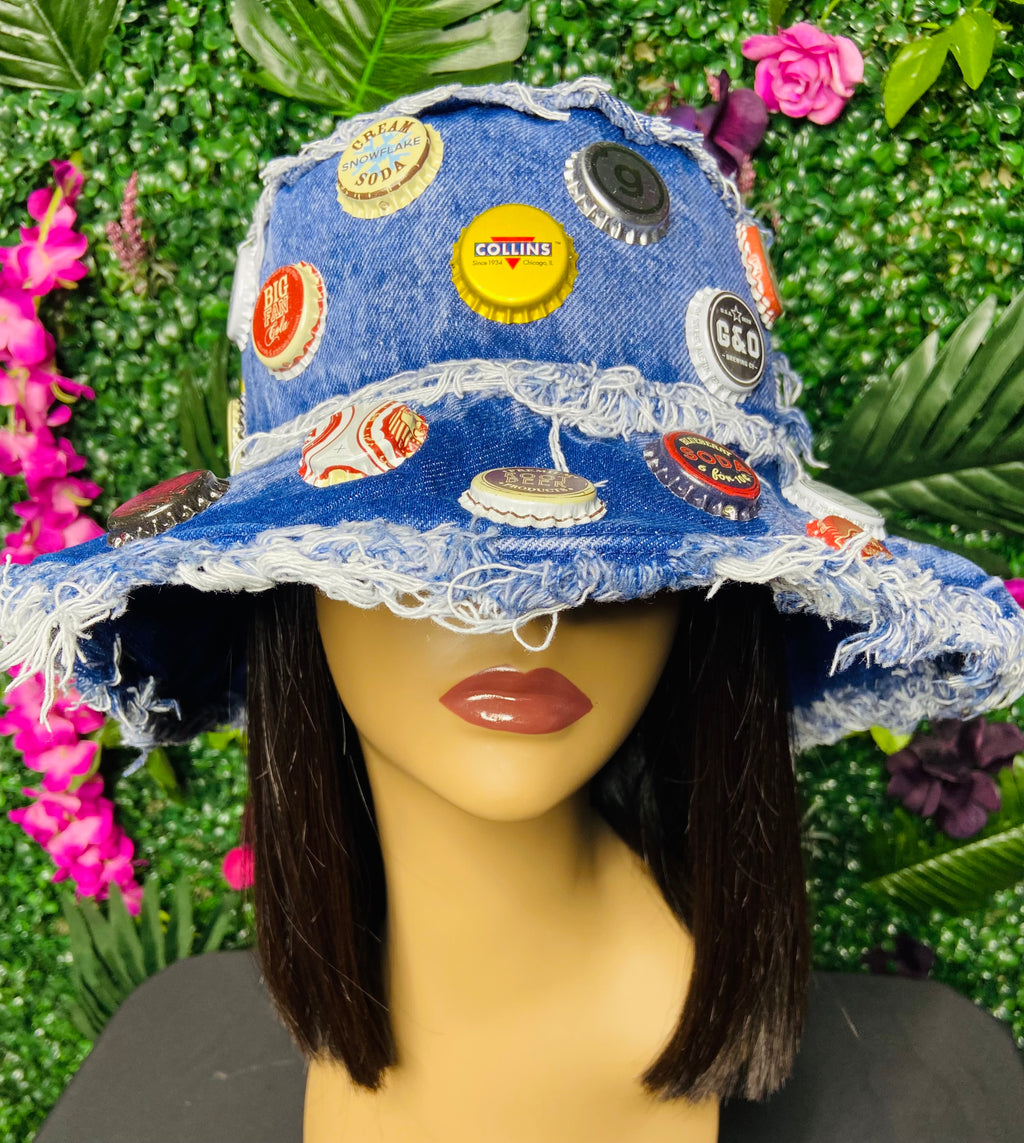 BOTTLE CAP BUCKET HAT