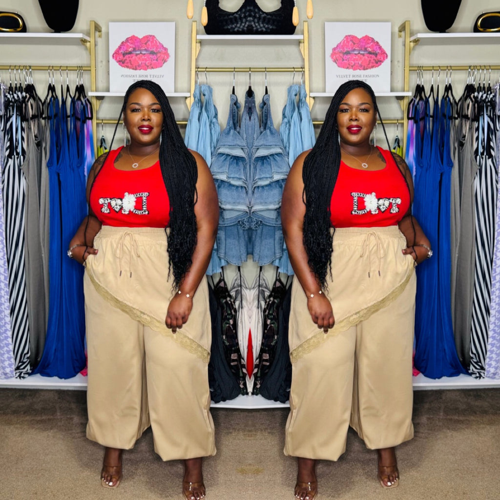 LICOLE SKIRTED JOGGERS