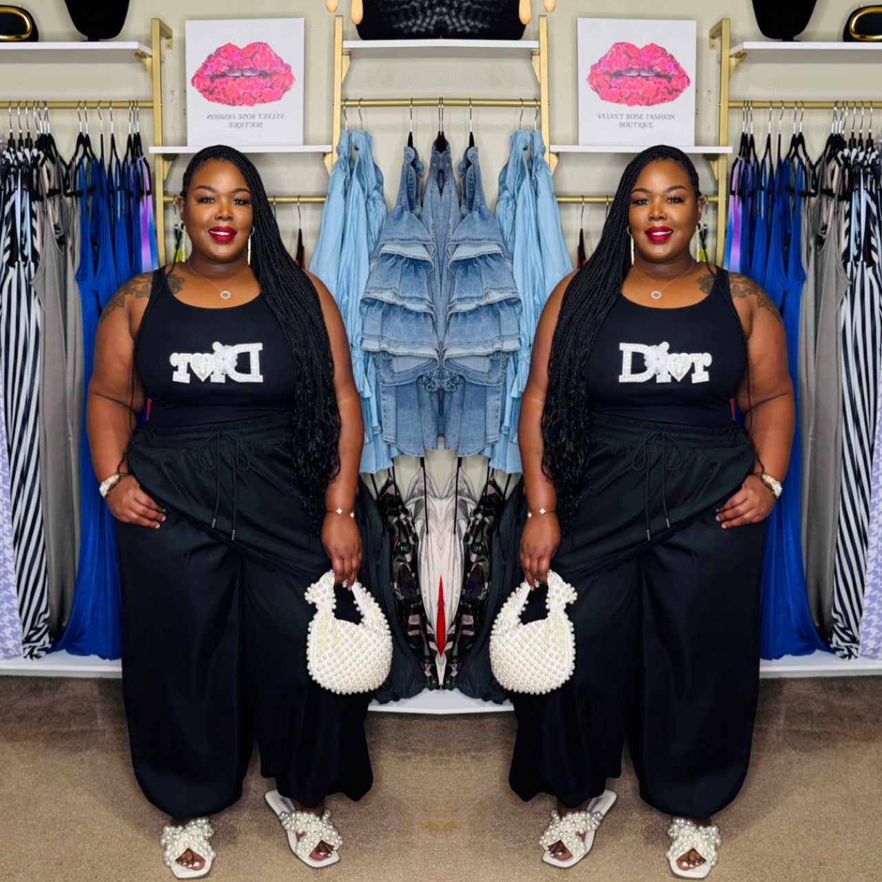 LICOLE SKIRTED JOGGERS