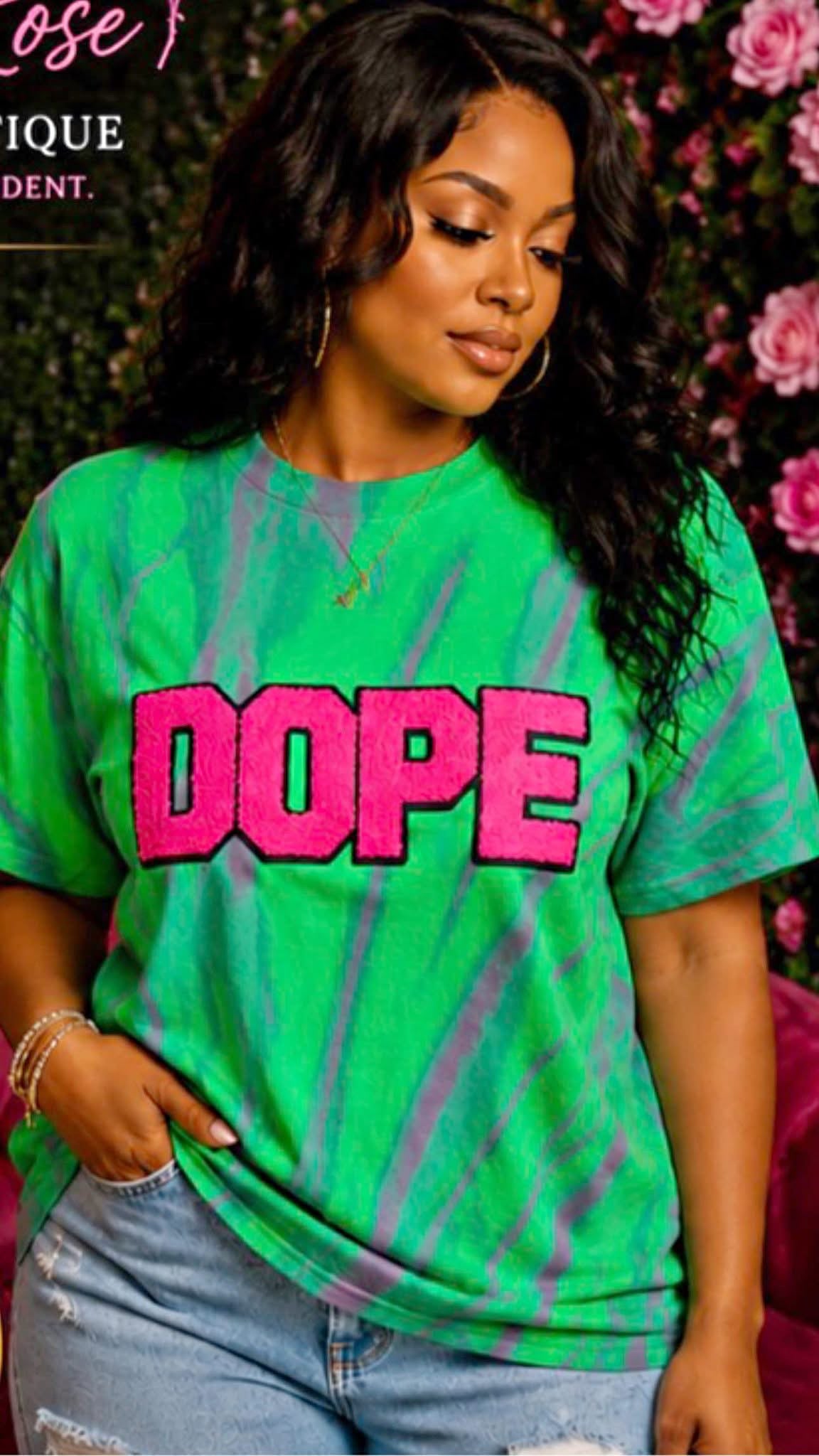 TIE DYE DOPE TSHIRT